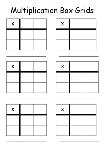 Multiplication Grids | Teaching Resources