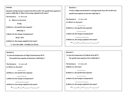 SPECIFIC HEAT CAPACITY