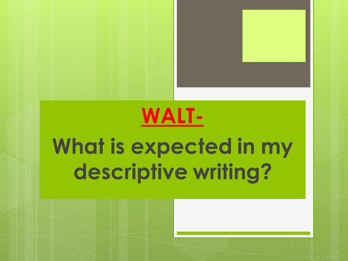 Descriptive Writing bundle