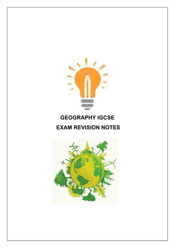 IGCSE Geography Revision