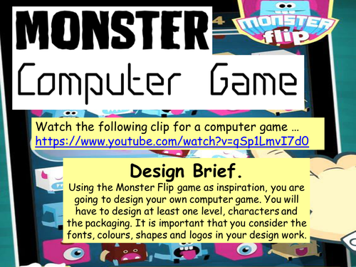 Monster Computer Game
