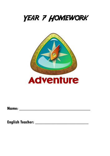 Y7 Half Term Homework Project - Writing an adventure