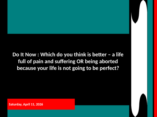 What is meant by The Quality of Life