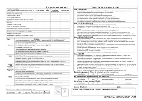 Quick & Easy Book Marking Grid