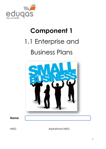 Enterprise and Business Plans Workbook