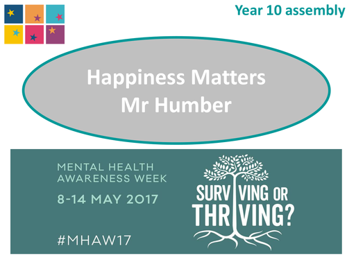 Mental Health Awareness - Happiness Matters