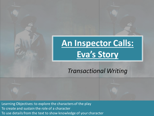 Inspector Calls - Newspaper Article about Eva Smith