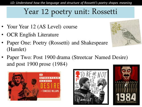 Christina Rossetti introduction - A Birthday