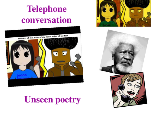 poetry essay for telephone conversation