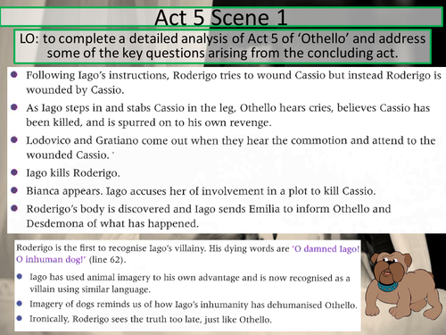 Othello William Shakespeare Act 5