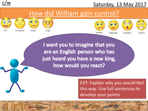 How did William deal with the problems as the new King of England?