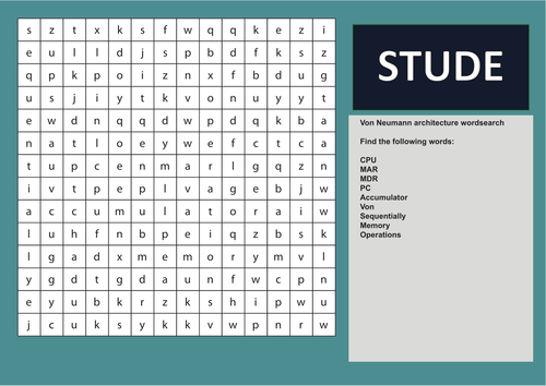 Von neumann wordsearch