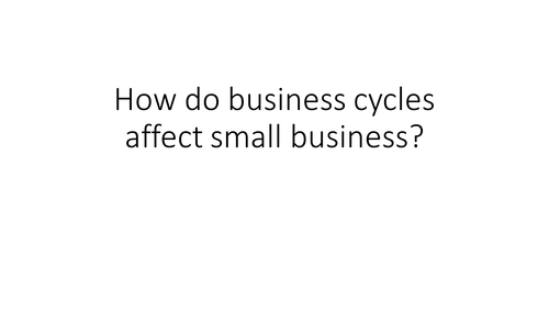 Business Cycle and Economic Growth: GCSE Business for Edexcel (9-1) (1BS0)
