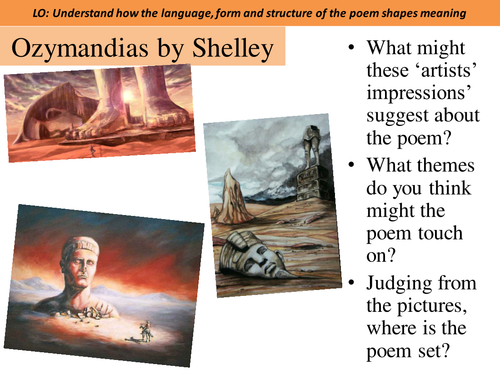 Ozymandias by Shelley - AQA Power and Conflict