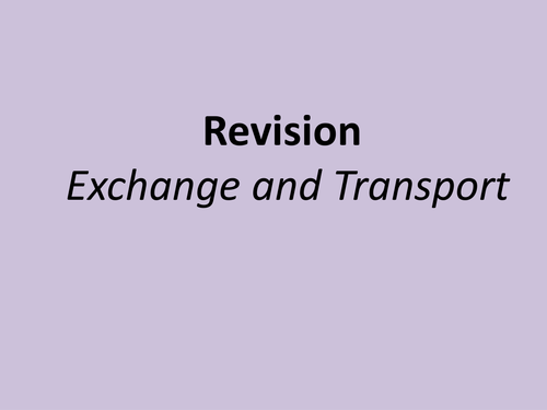 A level biology revision powepoint transport (diffusion, active transport, osmosis)