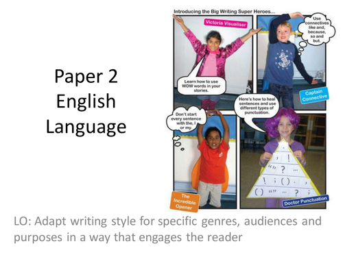 English Language AQA 8700 Paper 2 Writing Task