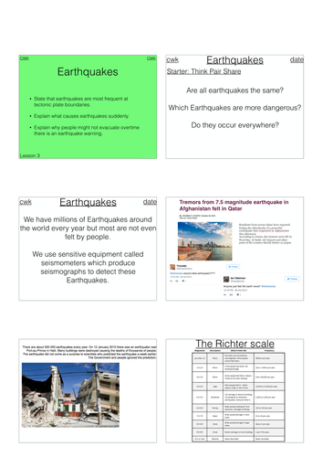 Earthquakes