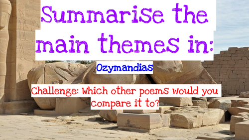 Power and Conflict Poetry - 15 poem visual classroom revision