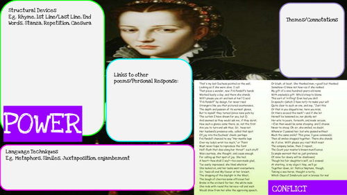 Power and Conflict Poetry - My Last Duchess - Revision