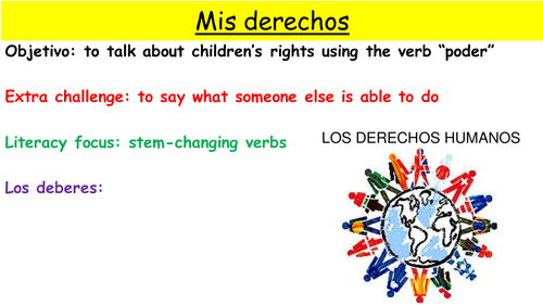 Y9 SPANISH VIVA MODULE 4: CHILDREN'S RIGHTS