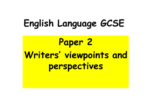 AQA New Specification English Language - Technology Paper - Question 3