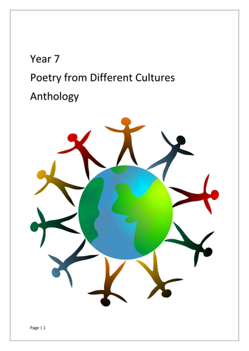 Poetry from Different Cultures plus writing scheme Year 7