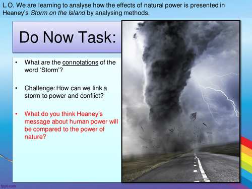 AQA GCSE Power and Conflict - Storm on the Island