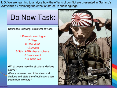 AQA Power and Conflict - Kamikaze