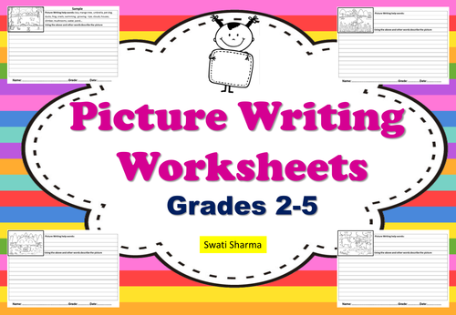 Picture Writing No Prep Worksheets Grades 2 to 5