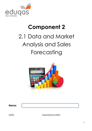 Data and Market Analysis and Sales Forecasting Workbook
