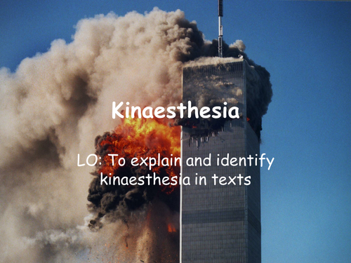 Introduction to Poetry- Kinaesthesia