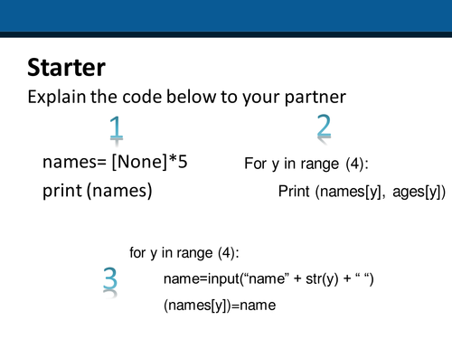 2D lists Python