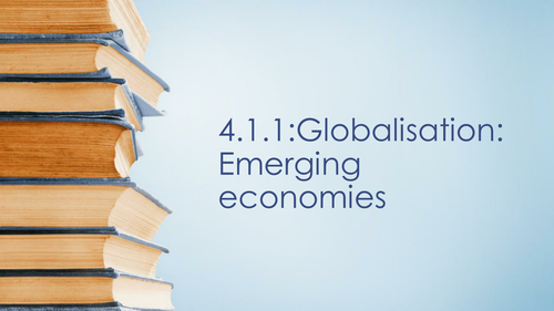 Edexcel A Level Business Emerging Economies