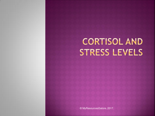 Health Psychology: Cortisol and Stress Levels