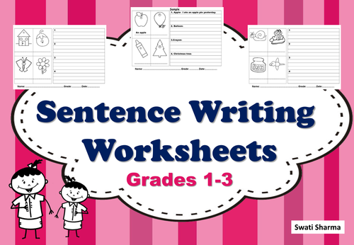 Sentence Writing for Grades 1 to 3