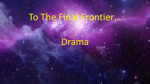 Space Lesson - Drama (one off)