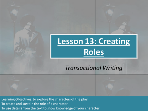 An Inspector Calls - Transactional Writing Task - Eva's Last Letter