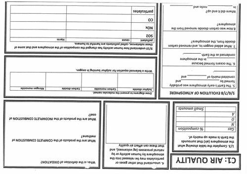 C1, C2, C3 Revision Questions