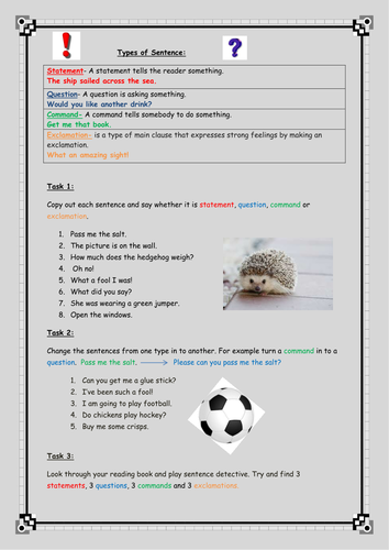 types-of-sentence-command-question-statement-exclamation-ks2