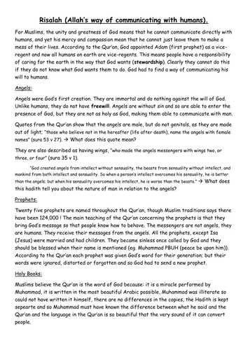 Prophets in Islam Risalah Bundle