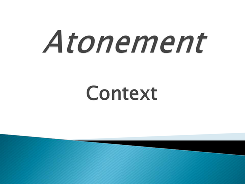 Atonement - A-Level Crime Writing Resources