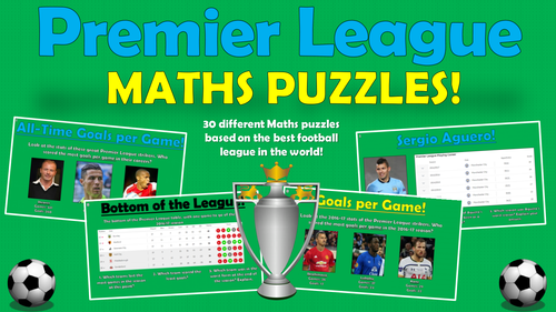 Premier League Maths Puzzles!