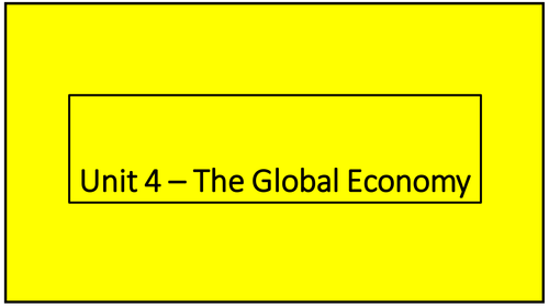 Edexcel Economics Unit 4 Revision Resources