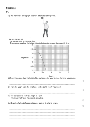 Collisions and Momentum - Bouncing Balls - Complete Lesson and Plan