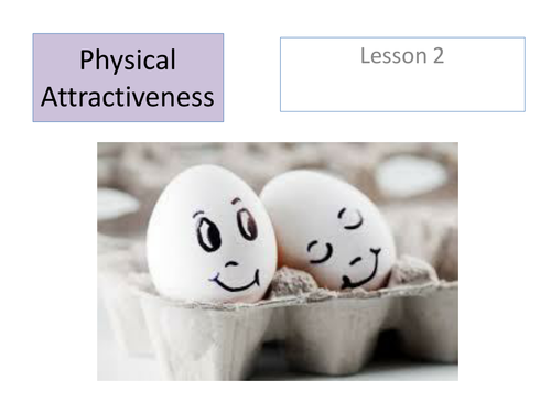Paper 3 - Relationships - Physical Attractiveness AQA 'A'