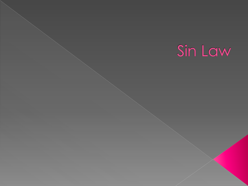 Sin law