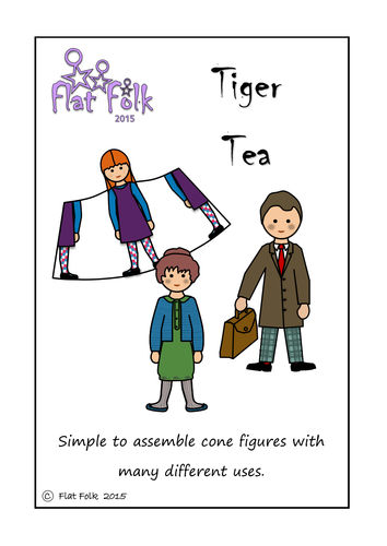 The Tiger Who Came to Tea figures