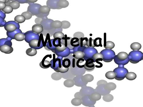 Materials/polymers multiple choice quiz