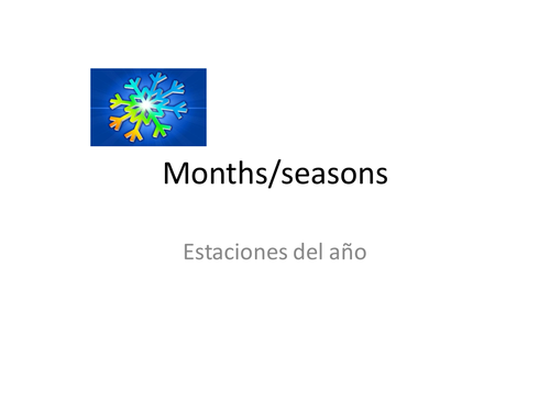 Spanish Basic vocabulary learning for KS2