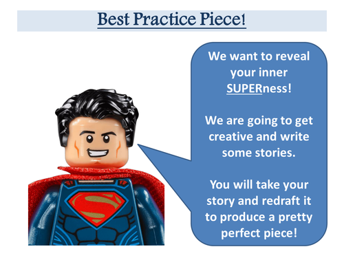 Creative Writing Starters and main task- great intro to school year